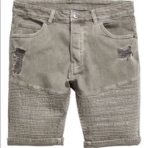 Men’s H&M Biker Skinny Shorts